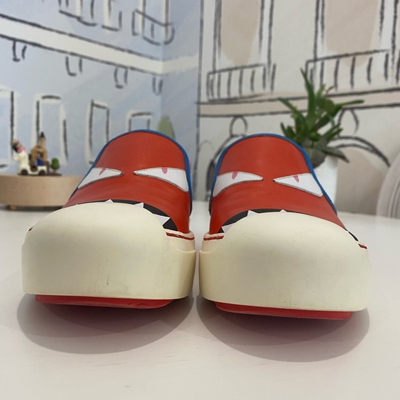 Fendi monster motif leather loafer sneakers - Picture 14 of 16